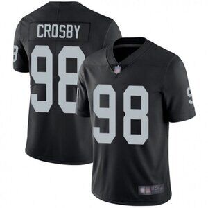 Mens Youths Kids Womens 98 Maxx Crosby Black Jersey